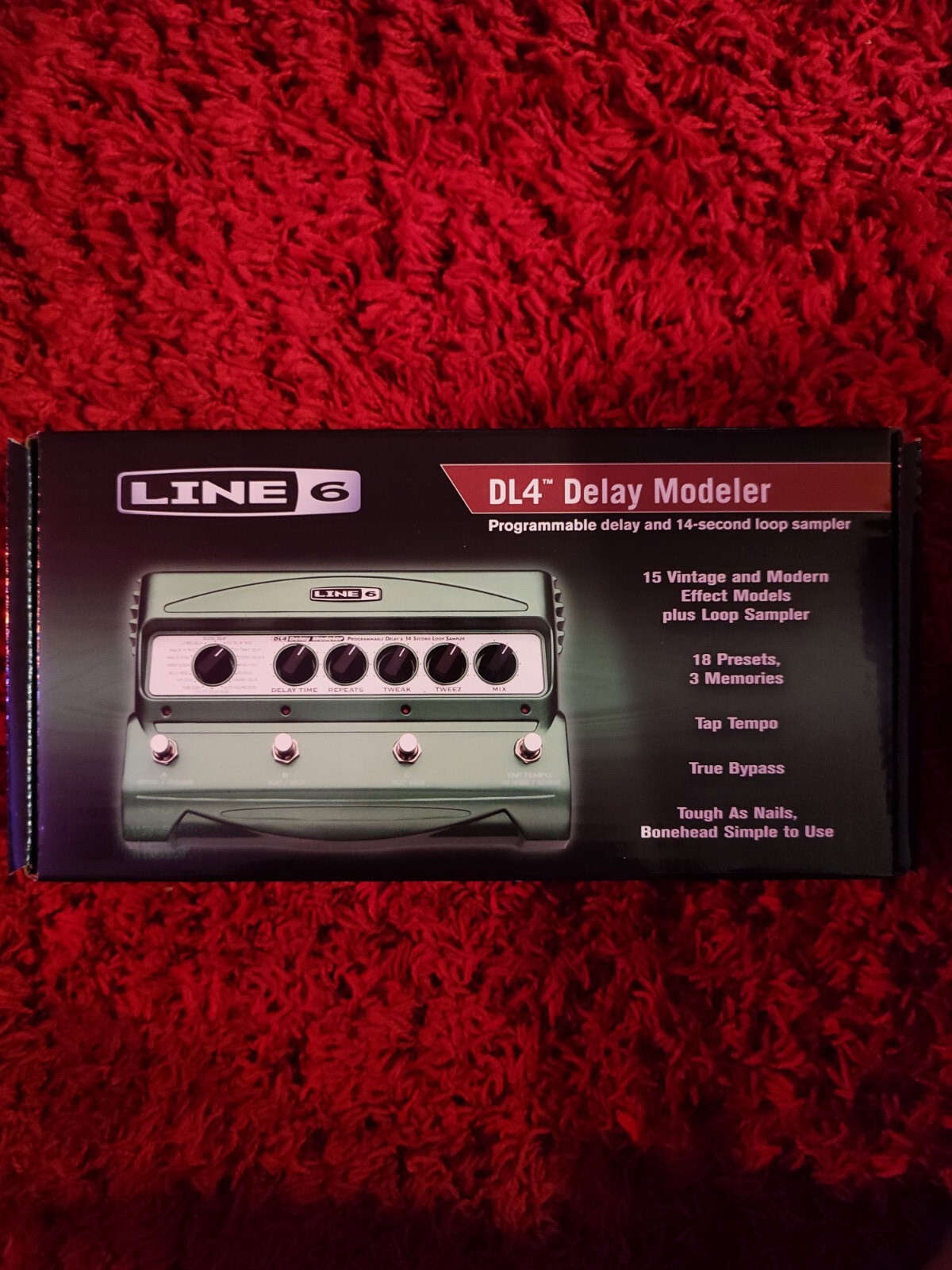 Line 6 DL4 Stompbox Delay Modeling Effects Pedal - 99-040-0301 for