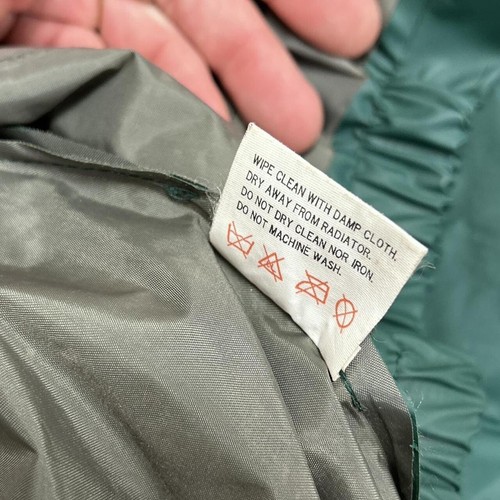 Vintage Columbia Wading Fly Fishing Shell Jacket Large Zip 80s Hooded Waterproof - Picture 5 of 5