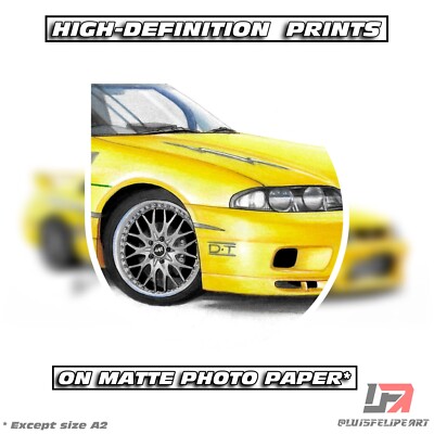 Fast and Furious car art poster: LEON'S NISSAN SKYLINE GT-R R33 | eBay