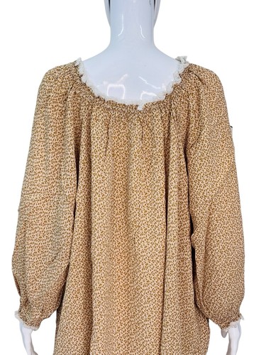 Doen Femmes Imprimé Floral Crochet Dentelle Brodée Grande Robe Courte TAILLE S - Photo 11 sur 13