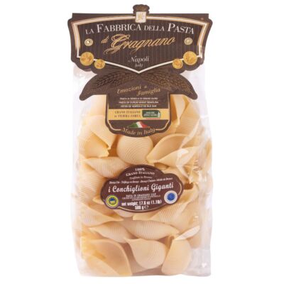 (9,80 EUR/kg) Fabbrica Della Pasta Di Gragnano Conchiglioni Giganti IGP 500g