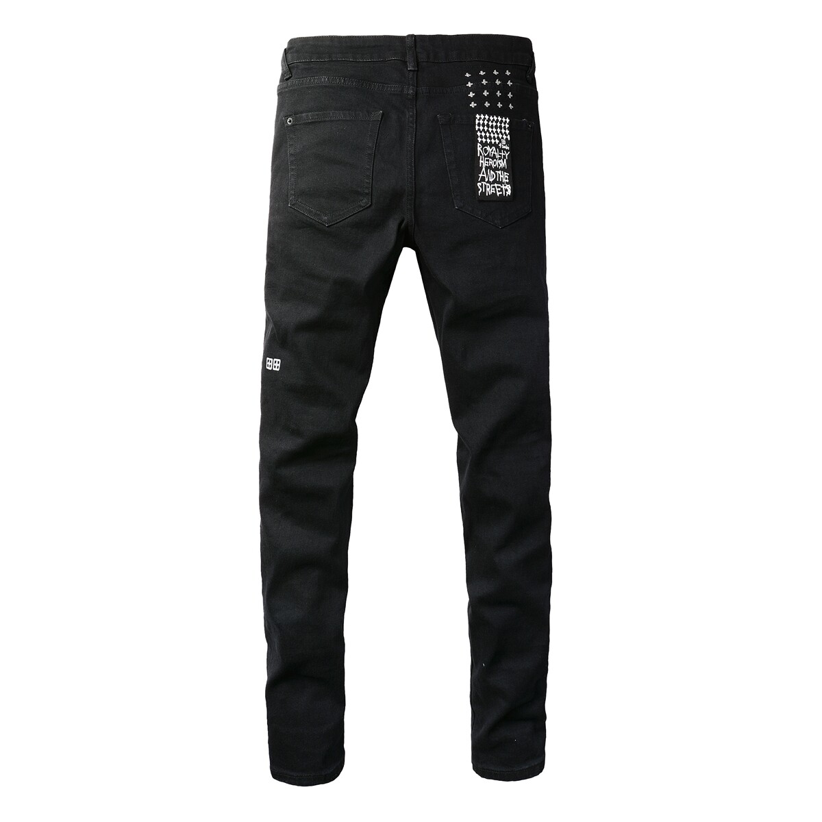 パンツ 444 Ksubi jeans 29 NEW KSUBI Men's Smoke Gray Patch Pants High Street