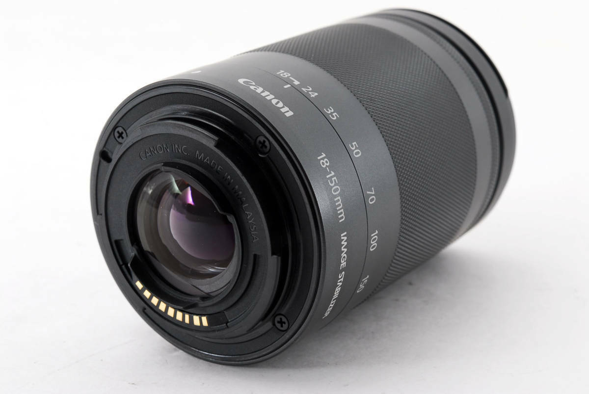 広角・望遠　Canon EF-M 18-150mm STM Canon EF-M 18-150 18-150mm f/3.5-6.3 IS STM Lens Black | eBay