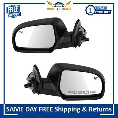 New Mirrors Power Heated & Textured Black LH & RH Pair For 12-14 Legacy Outback