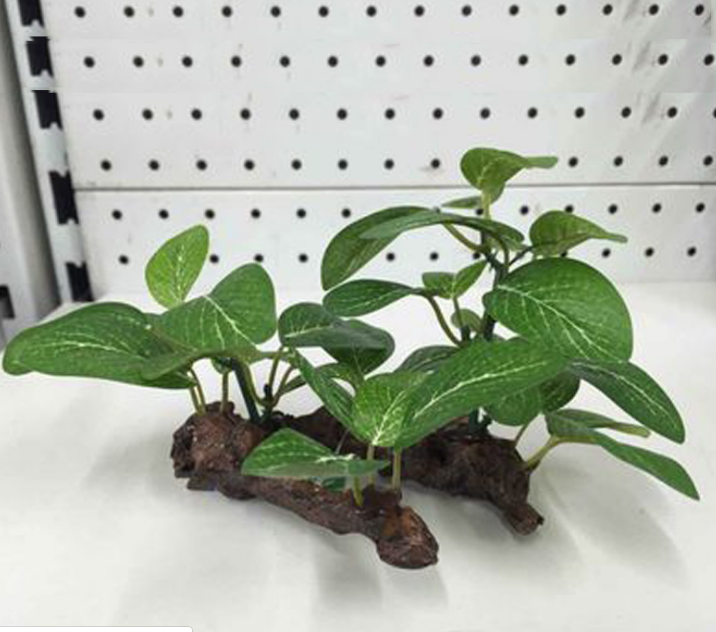 Artificial Aquarium Plants Fish Tank Decor Imitation Water Grass Leaves