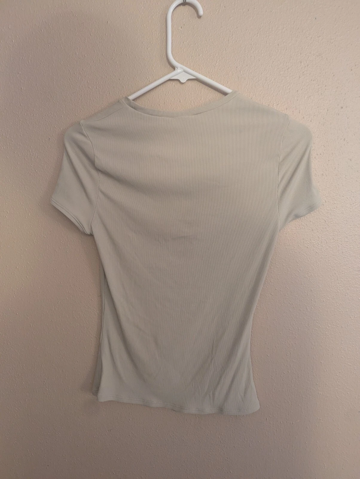 gymshark elevate oatmeal short sleeve shirt