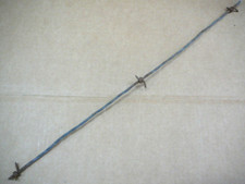 GLIDDEN'S TWO POINT BARB ON SMALL TWISTED SQUARE LINE - ANTIQUE BARBED WIRE