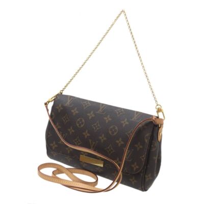 LOUIS VUITTON Monogram Favorite MM 2 Way Bag M40718 LV Used Woman #5