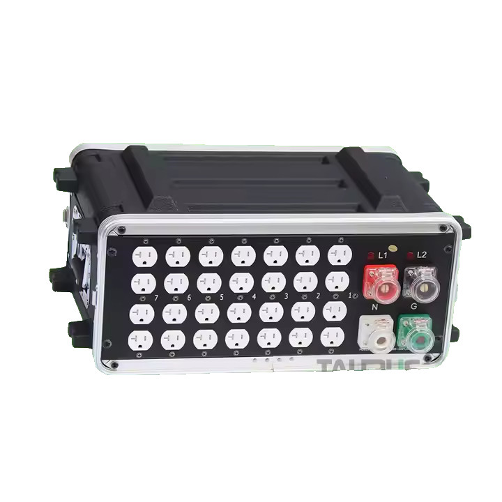 US Stage Power Box 200A Camlock Input Supply 28*Edison Output Socket Power Distr