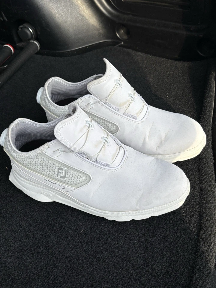 FootJoy Golf Shoes (Size 7) with BOA Fit System - In Good Condition No Box - Image 3 of 3