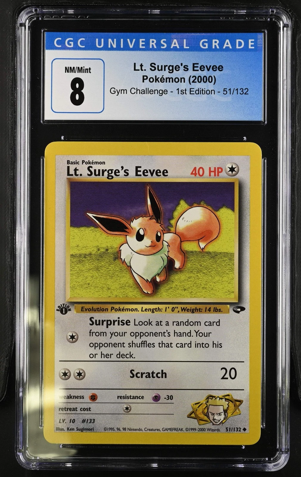 Lt. Surge's Eevee - Gym Challenge #51 Price & Value ($12.11