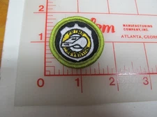Type L since 1910 back CRIME PREVENTION merit badge sash patch (g8)