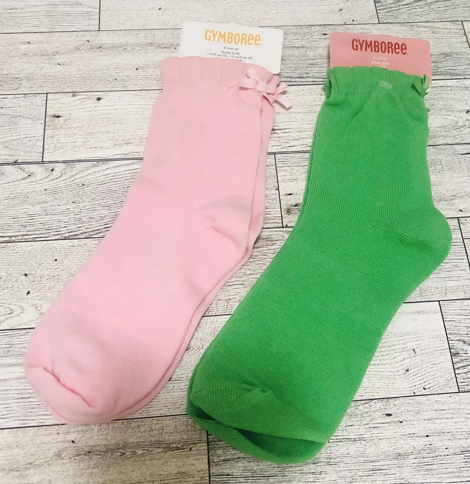 LOTE DE 5 Calcetines Gymboree NUEVOS CON ETIQUETAS "CAMPOS DE GIRASOL" Hasta la rodilla y Crew Talla 8 en adelante ¡NUEVOS! Foto 4 de 4