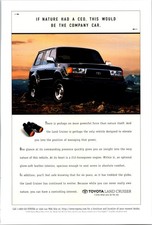 Toyota Land Cruiser The Company Car Vintage Print Ad 1995