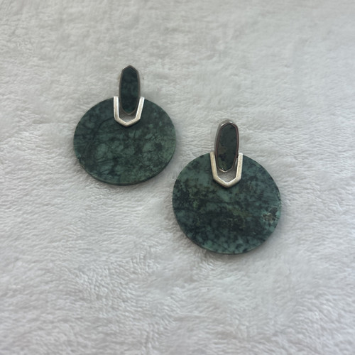 Kendra Scott Didi Ohrringe afrikanischer Türkis Scheibe - Bild 1 von 4