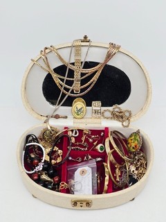 Antique Vintage Costume Jewellery for Spares Repair & Box 925 Silver