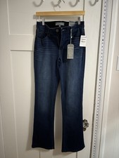 Wit  Wisdom Jeans Itty Bitty Bootcut High Rise Ab Solution Stretch Blue 4