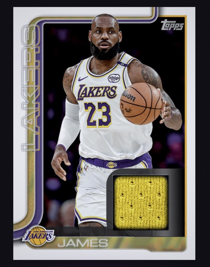 2025-26 Topps NBA Flagship- Real One Relic - LEBRON JAMES (TOPPS NBA DigitaICard