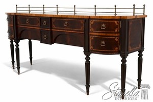 L71035: MAITLAND SMITH Inlaid Mahogany Sheraton Sideboard