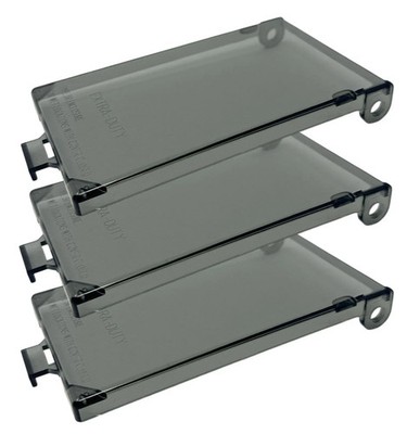 iMBAPrice DBVC Extra Duty Clear 1-Gang (Vertical) - Clear, 3-Pack 