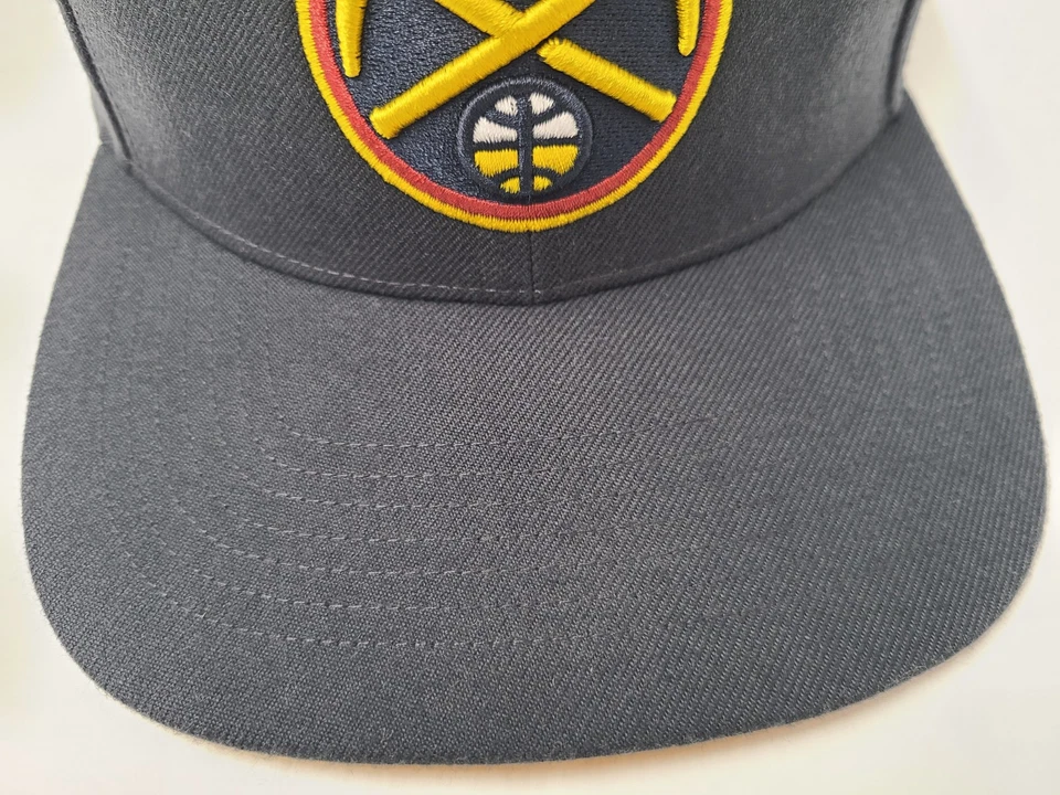 Denver Nuggets Conferencia Oeste 47 Marca Snapback Gorra Gorra Mezcla Lana NBA Azul Foto 3 de 4