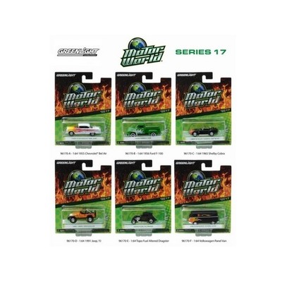 Greenlight 1:64 Motor World Series 17 Assortment (6-Car Set