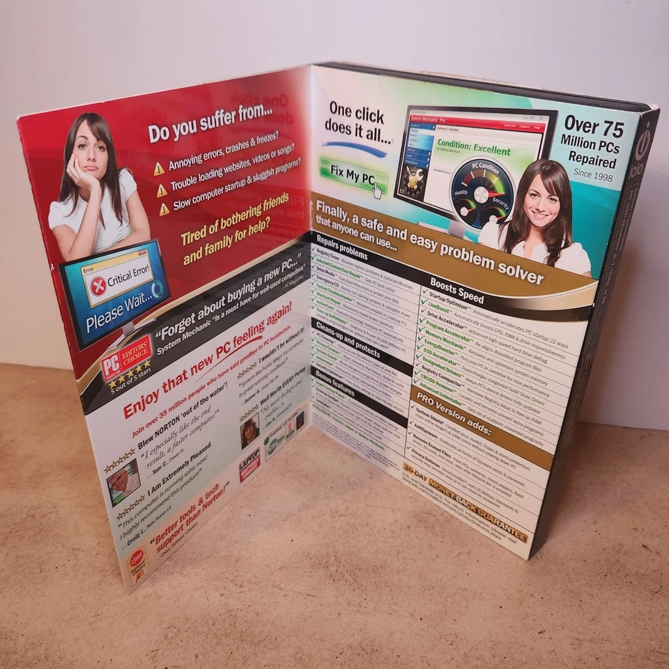 iolo System Mechanic Pro PC Tune Up Software 2011 For Windows 7, 8, Vista & XP  - Image 2 of 4