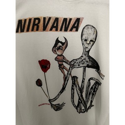 Nirvana Incesticide 1992 Reprint Single Stitch White T-shirt Giant