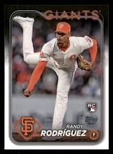 Randy Rodriguez 2024 Topps Update #US53 RC San Francisco Giants