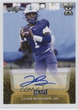 2020 Leaf Draft Gold Lynn Bowden Jr #BA-LBJ Auto 0d9o