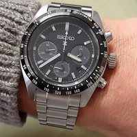 Seiko Prospex SSC819P1 X SpeedTimer Chronograph Black Analog Solar Men's Watch