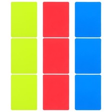 9 PCS Referee Special Card Signaling Cards Official Competition Colored
