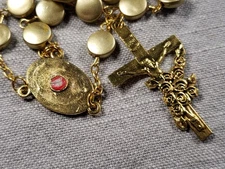 Vintage Rosary Chaplet St Therese Of Lisieux Religious Christian B66