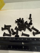 New Qty (28) M6 X 20MM Hex Drive Grade 10.9 Flat Head Screws, 90 Deg Flat Head