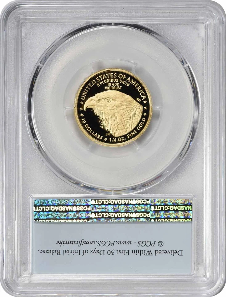 2021-W $10 American Proof Gold Eagle Type 2 PR69DCAM First Strike PCGS - Image 2 of 2