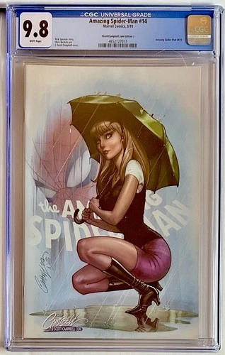 Amazing Spider-Man 14 J Scott Campbell CGC 9.8 Gwen -Campbell .com (Marvel 2019)