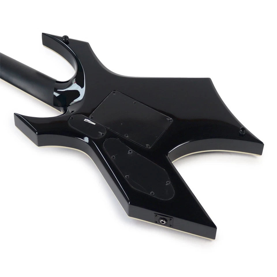 B.C.Rich Translation Warlock Legacy 7 With Floyd Rose Gloss Black String Electri - Image 4 of 4