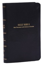 KJV Holy Bible: Pocket New Testament with Psalms and Proverbs, Black