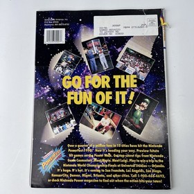 Nintendo Power Magazine #14 1990 NES Disney Chip n Dale Rescue Rangers w/ Poster