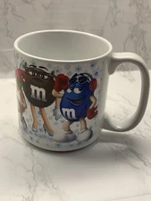 M&M Holiday Christmas Mug, 2014 Limited Edition, All Characters