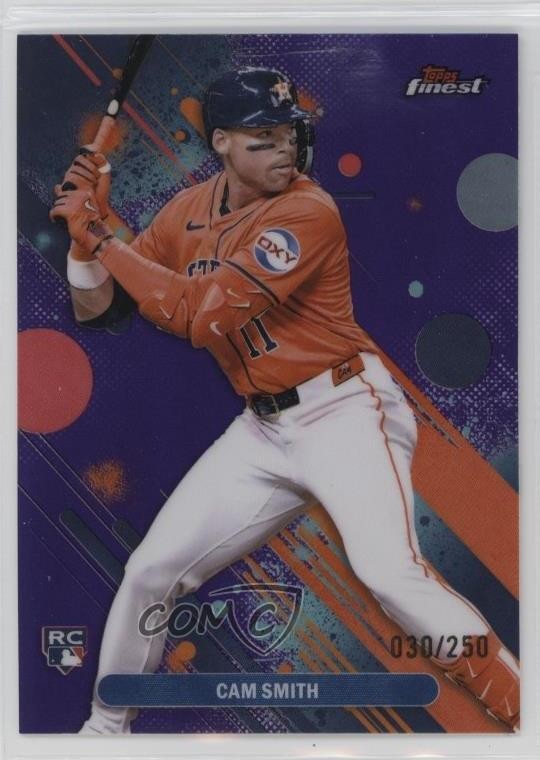 2025 Topps Finest Common Purple Refractor 30/250 Cam Smith #54