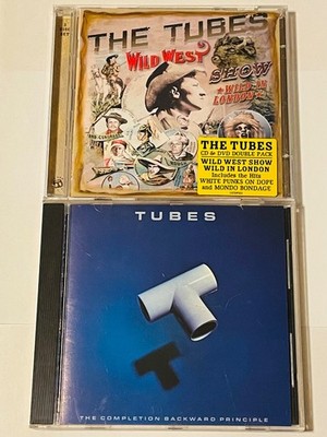 THE TUBES Wild West Show CD & DVD SET RARE +BONUS Completion Backward Principle