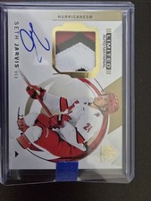 SETH JARVIS 2024-25 SP Authentic Limited Game Used Patch Auto #22/50 Carolina
