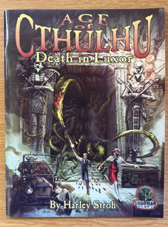 Call of Cthulhu "Death in Luxor" scenario book