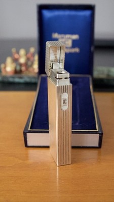 Maruman IC-501 Multispark Silver P, Vintage Gasfeuerzeug, OVP, ungeprüft