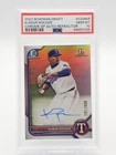 KUMAR ROCKER 2022 BOWMAN CHROME DRAFT 1ST AUTO REFRACTOR /499 PSA 10 Q5801