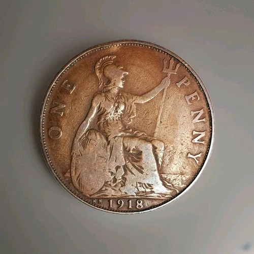 1918 George V Penny — photo from another recent sale