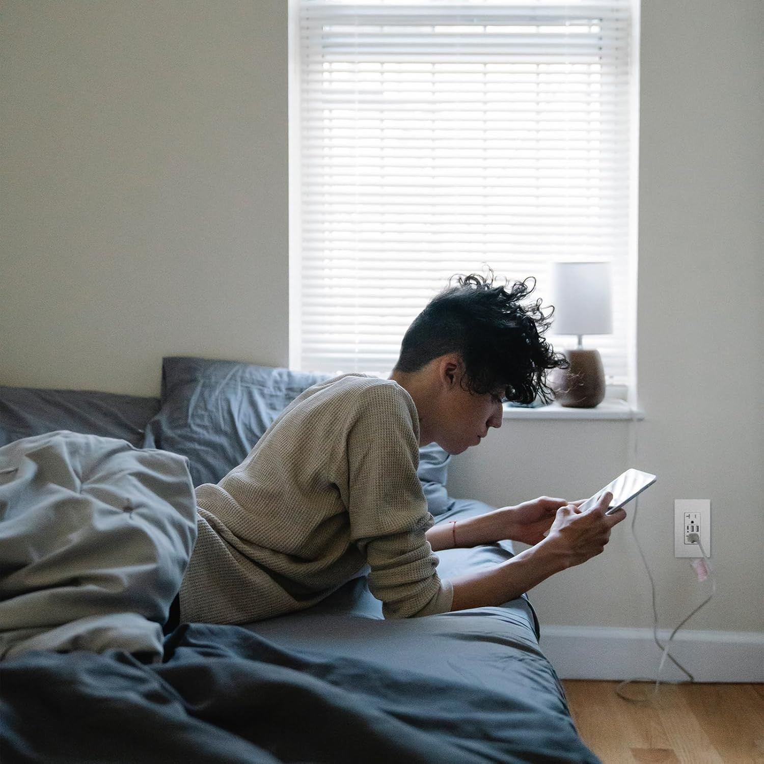 USB Outlets Receptacles, 3-Port USB C Outlet, 30W 6.0A Electrical USB Outlet, 20