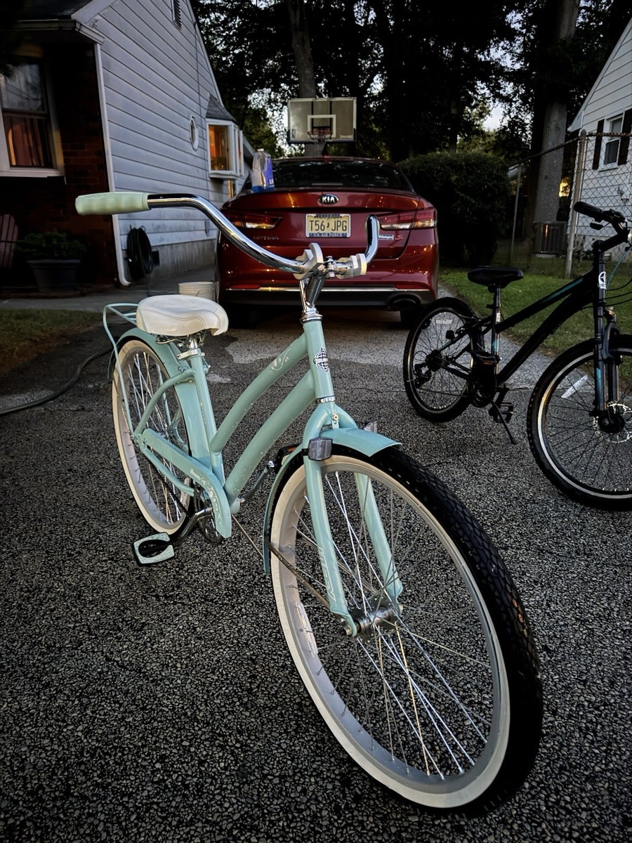 Barely Used Huffy Women's Nassau 26” Cruiser Bike - Teal | eBay