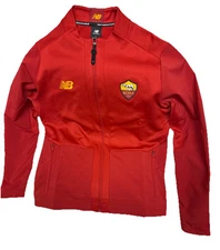 New Balance AS Roma Football Soccer Training Top Warmup Men's Jacket Size L